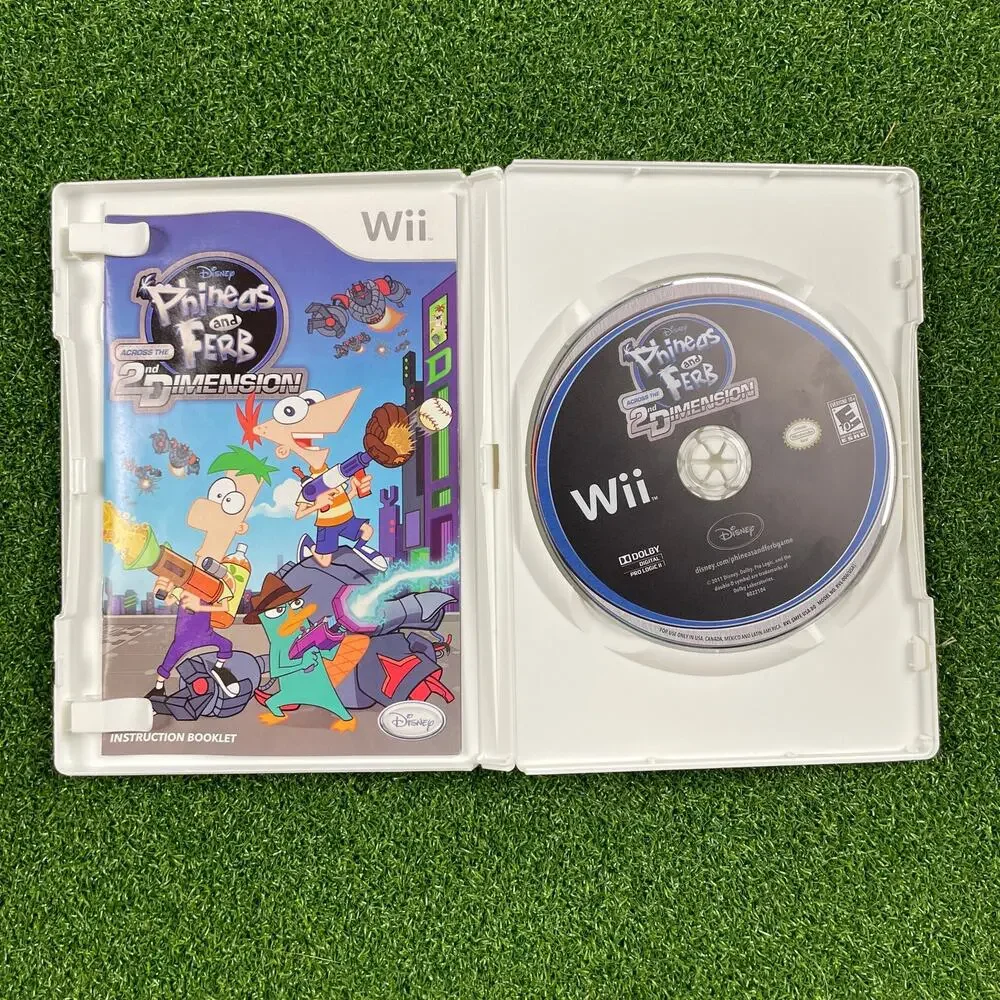 Phineas and Ferb: Across the 2nd Dimension (Nintendo Wii) Complete